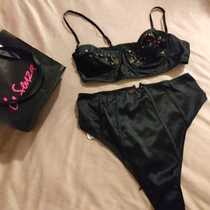 La Sensa high wasted Lingerie set with sexy laces